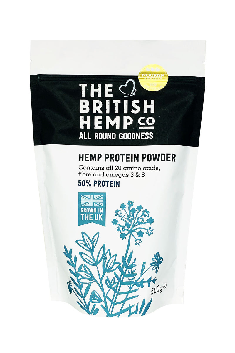 HEMP PROTEIN POWDER 50 (50) 500g The British Hemp Company