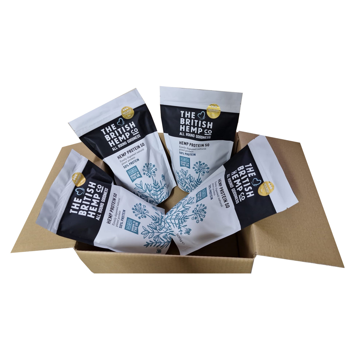 Hemp Protein Powder 50% - POSTAGE INCLUDED – The British Hemp Company