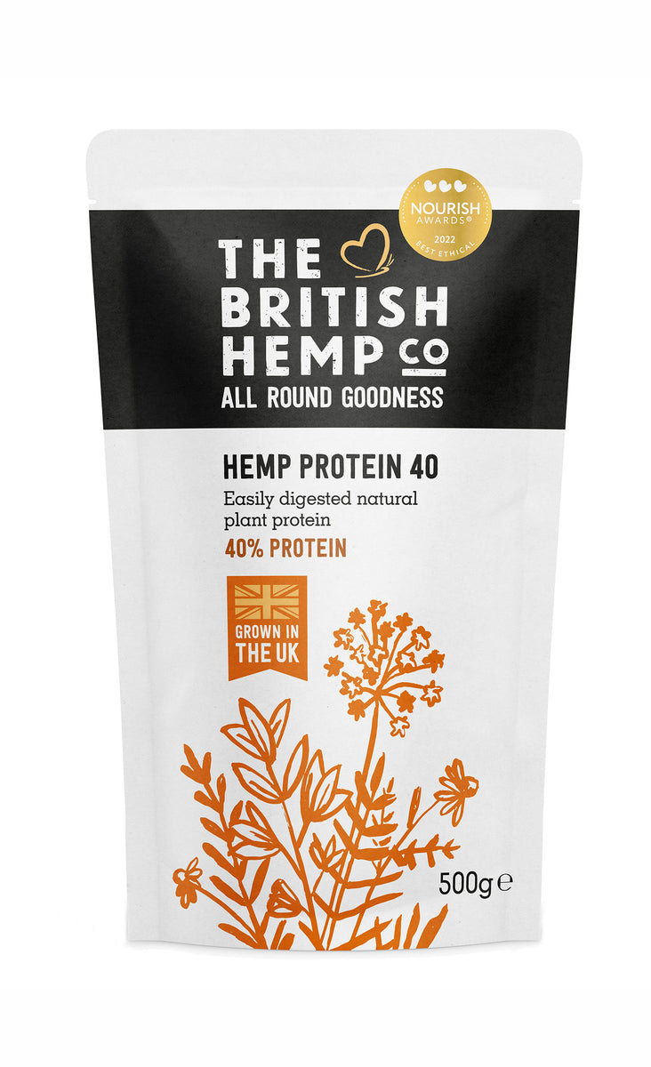 HEMP Protein Powder 40 (40) 500g The British Hemp Company